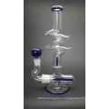 Wholesale Atistic Glass Water Pipe with 18.8mm Joint Injected Tube and Birdcage Perc